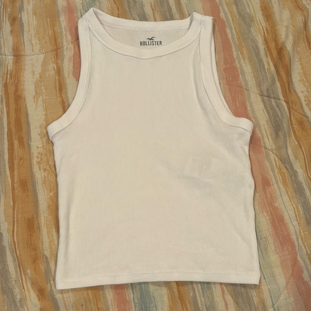 White Hollister tank top